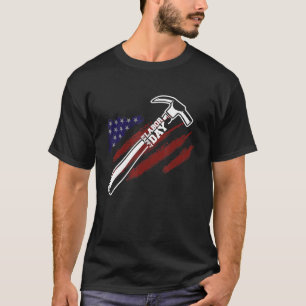Hammer Craft Handyman Happy Labor Day T-Shirt
