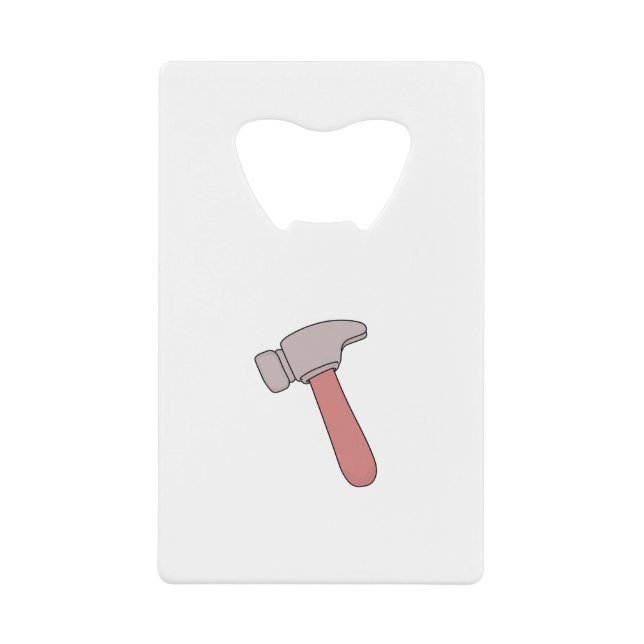 Hammer Credit Card Bottle Opener (Front)