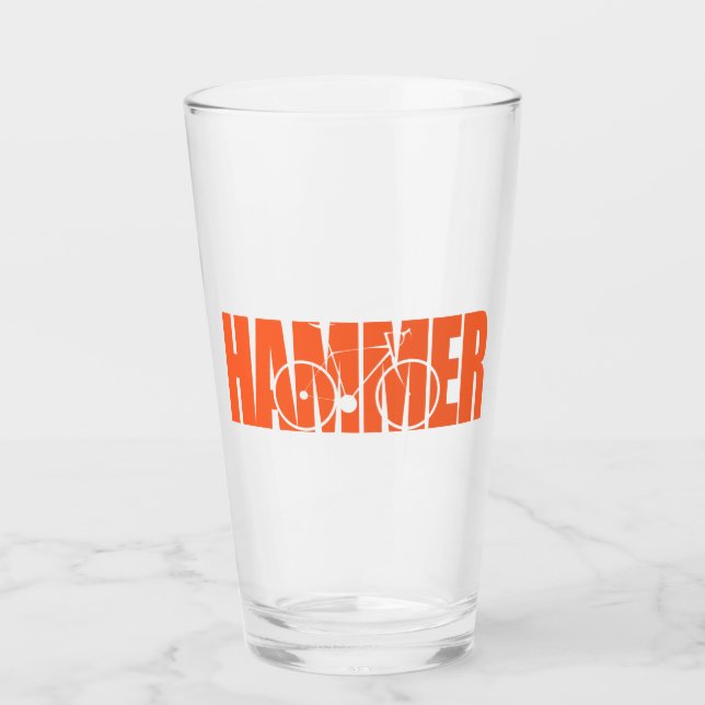 Hammer Cycling Glass (Front)