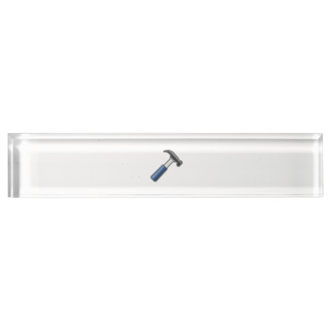 Hammer Desk Name Plate (Front)