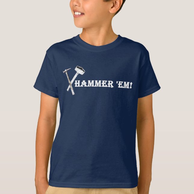 Hammer 'em! Funky T-Shirt (Front)