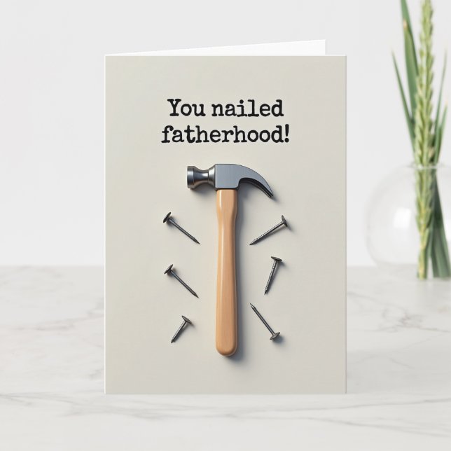 Hammer Fathers Day Still Card (Front)