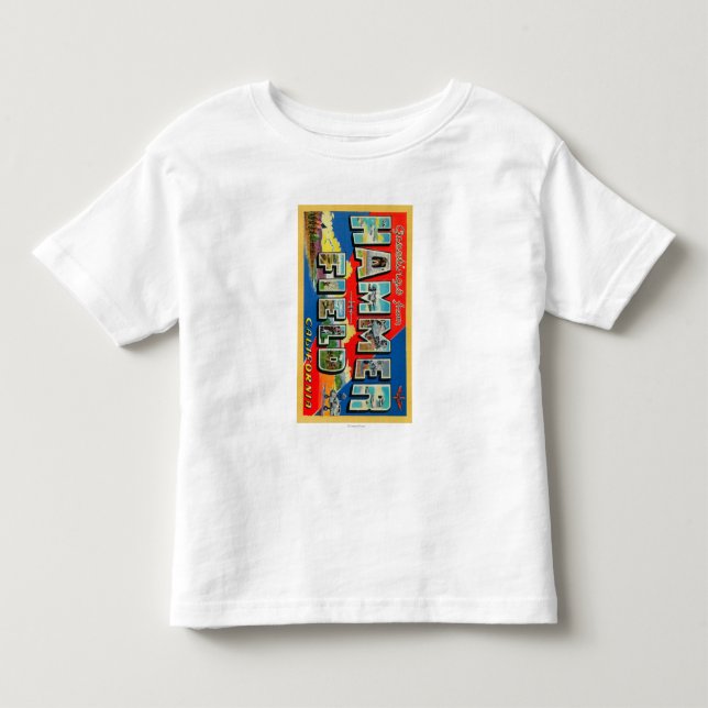 Hammer Field, California - Large Letter Scenes Toddler T-shirt (Front)