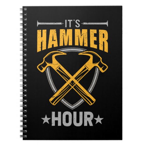 Hammer Humor Mechanic Dad Craftsman Notebook