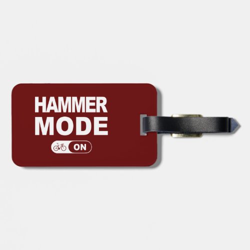 Hammer Mode On Luggage Tag