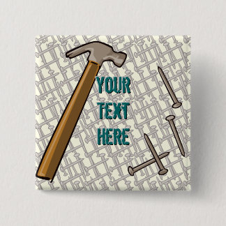 Hammer & Nails Button