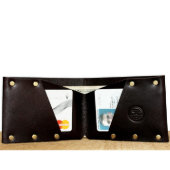 Hammer Riveted Leather Bifold Wallet 2.0 CASH (Contents)