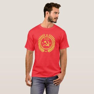 Hammer & Sickle CCCP Badge Men's T-Shirts