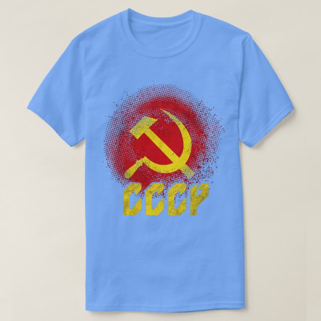 Hammer Sickle Soviet Union CCCP Communism T-Shirt (Design Front)