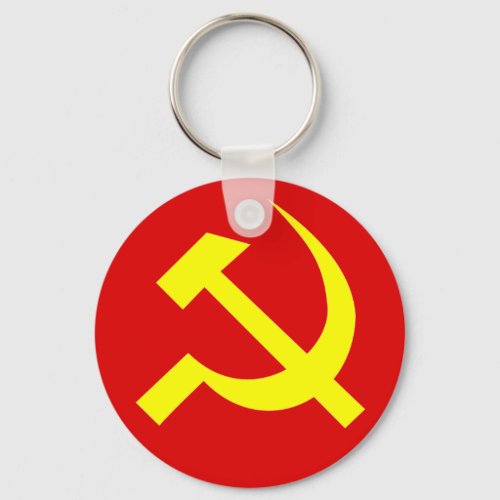 Hammer  Sickle USSR Keychain