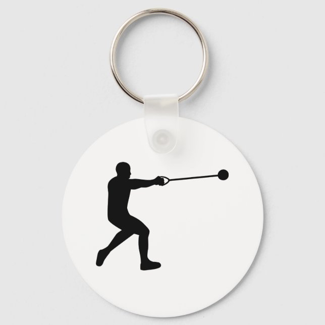 Hammer throw keychain (Front)