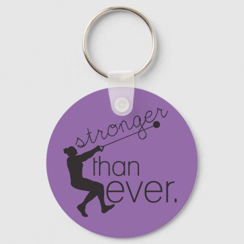 Hammer Throw Track and Field Keychain