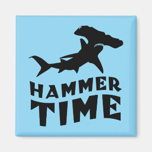 Hammer Time Design For Hammerhead Shark Lovers Magnet