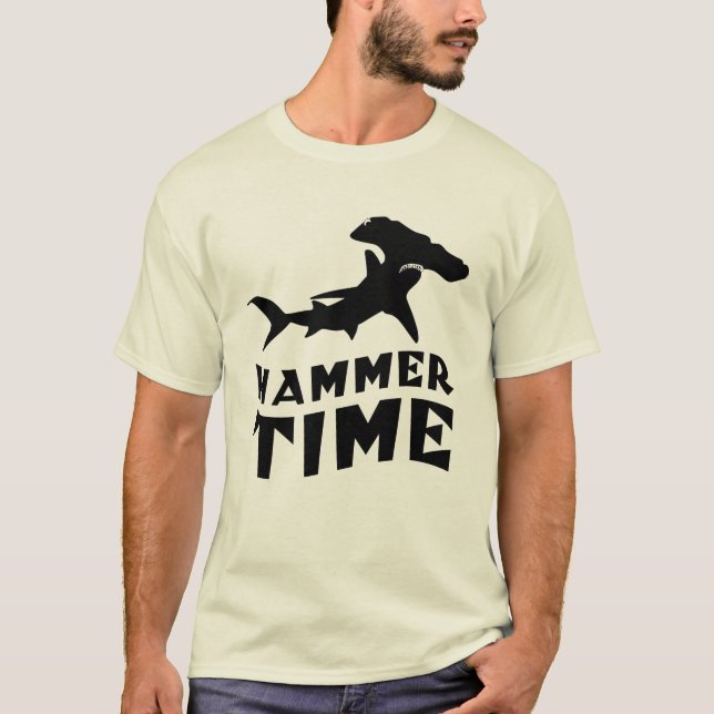 Hammer Time | Design For Hammerhead Shark Lovers T-Shirt (Front)