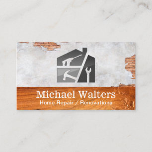 Hammer Wrench Drill Home Repairman Business Card