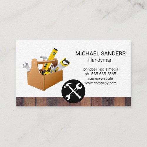 Hammer Wrench | Tool Box Business Card