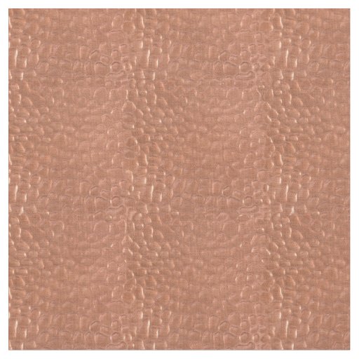 Hammered copper-look fabric