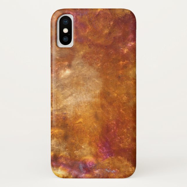 Hammered Copper with Patina Case-Mate iPhone Case (Back)