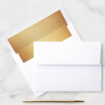 Hammered Gold Metallic Texture Wedding