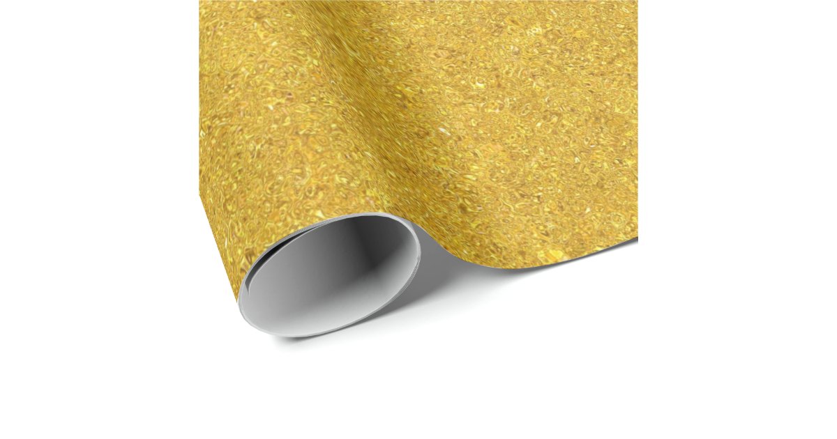 Hammered Gold Wrapping Paper
