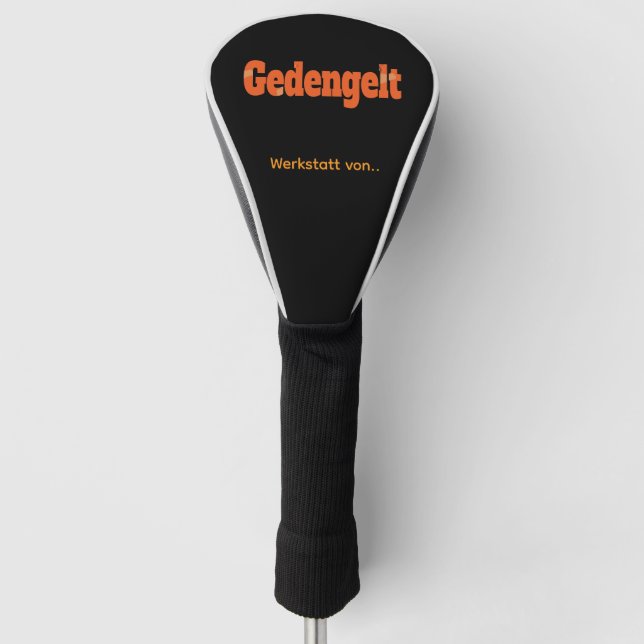 Hammered Golf Head Cover (Front)