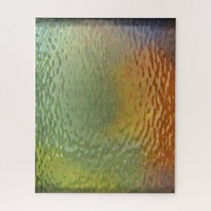 Hammered Multi-Colored Metal Pattern Jigsaw Puzzle