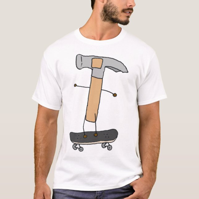 hammered sk8r (color)   T-Shirt (Front)
