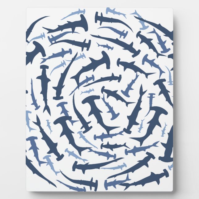 hammerhai hammerhead shark scuba diving plaque (Front)