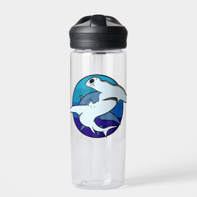 hammerhead fish water bottle (Front)