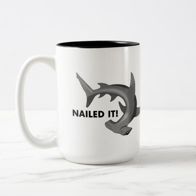 Hammerhead Nailed It Mug (Left)