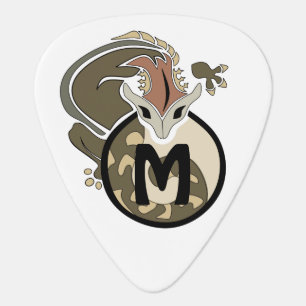 Hammerhead Salamander Monogram Guitar Pick