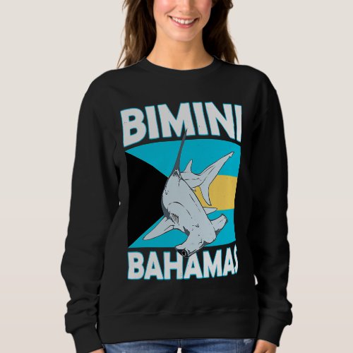 Hammerhead Shark Bimini Bahamas Sweatshirt