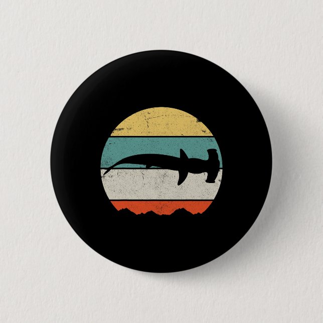 Hammerhead Shark  Button (Front)