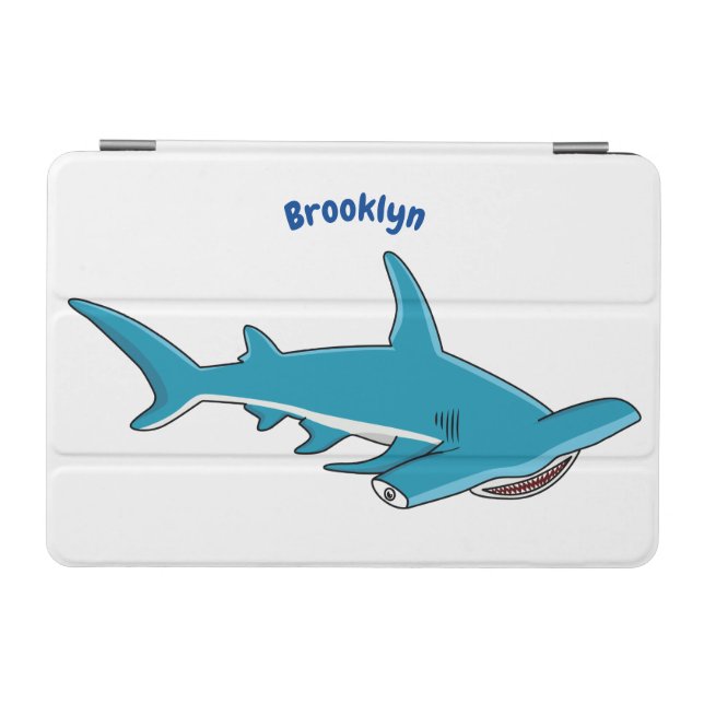 Hammerhead shark cartoon illustration  iPad mini cover (Horizontal)