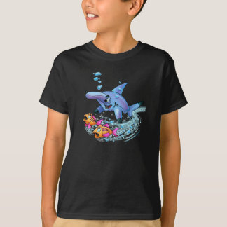 Hammerhead shark cartoon shirt