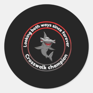 Hammerhead Shark Classic Round Sticker