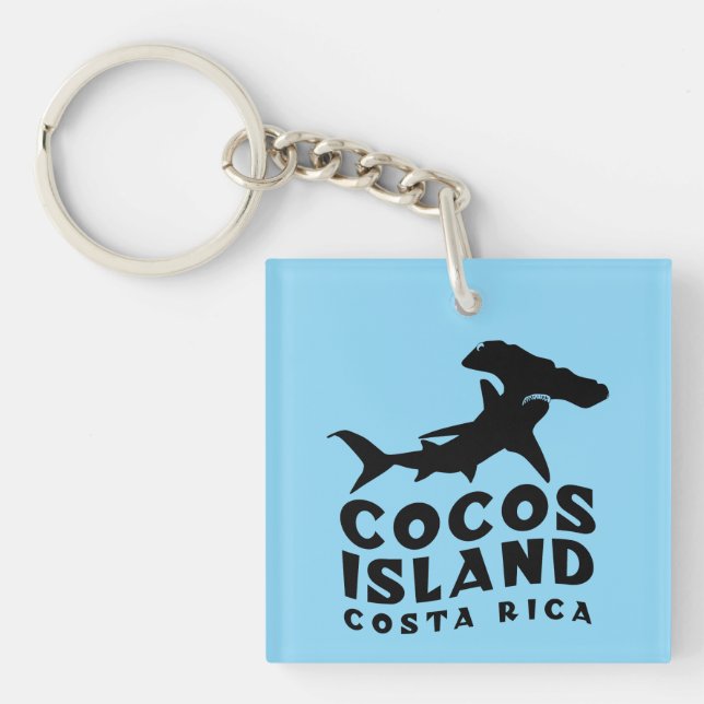 Hammerhead Shark Cocos Island Keychain (Front)