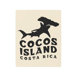 Hammerhead Shark Cocos Island Metal Print