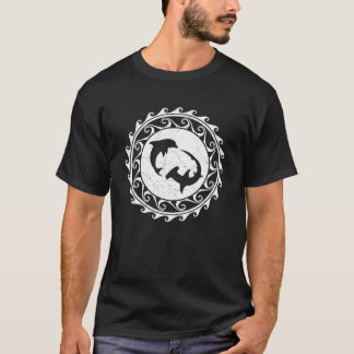 Hammerhead Shark Dolphin Tribal Samoa Polynesia T-Shirt