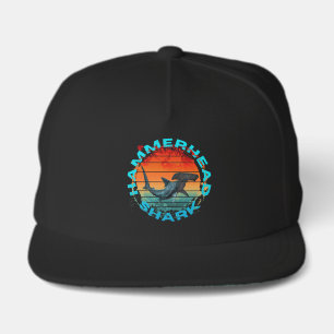 Hammerhead shark fishermen fishing lover gift snap back hat