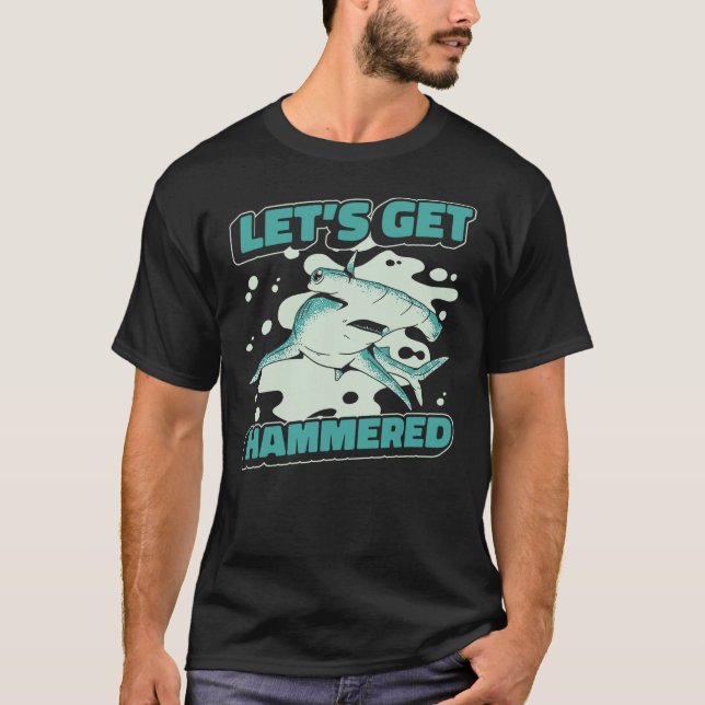 Hammerhead Shark Hammer Fish T-Shirt (Front)