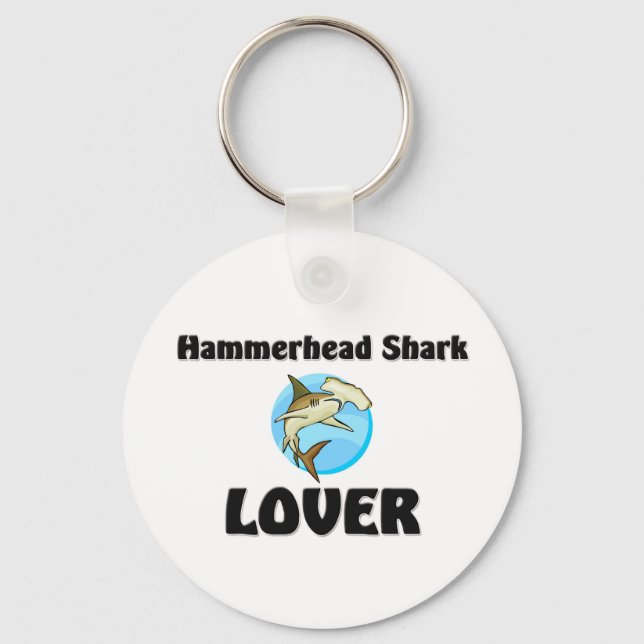 Hammerhead Shark Lover Keychain (Front)