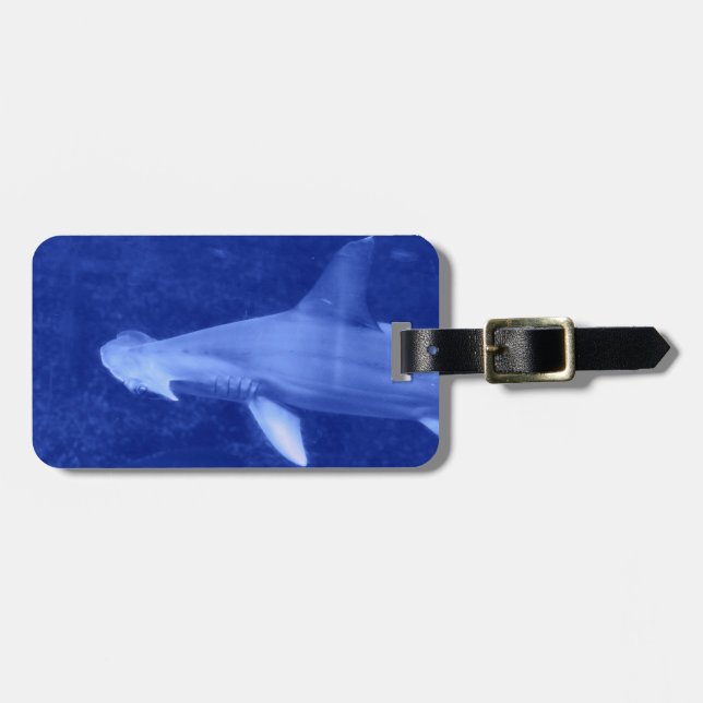 Hammerhead Shark Luggage Tag (Front Horizontal)