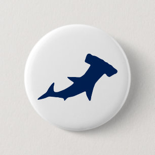 Hammerhead Shark Pinback Button