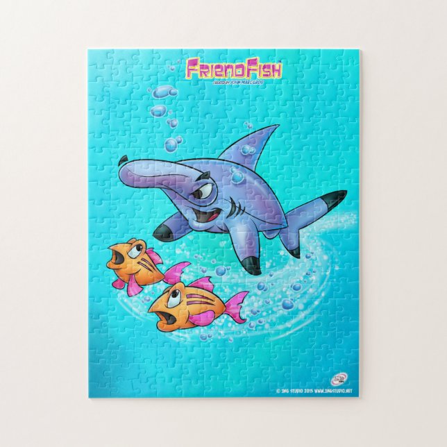 Hammerhead shark puzzle (Vertical)