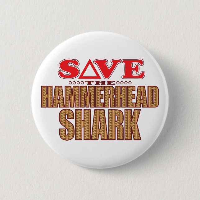 Hammerhead Shark Save Button (Front)
