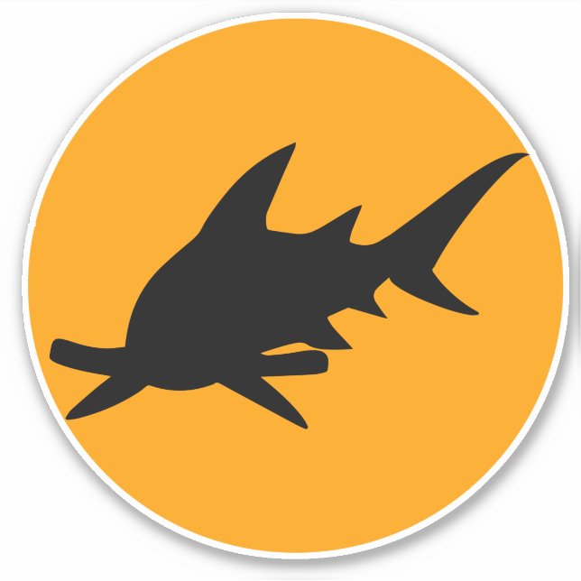 Hammerhead Shark Sticker (Front)