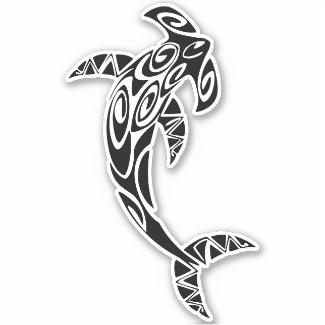 Hammerhead Shark Sticker (Front)