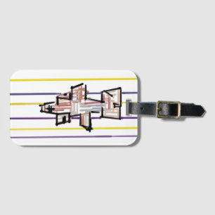 Hammerhead shark Summer joy Luggage Tag