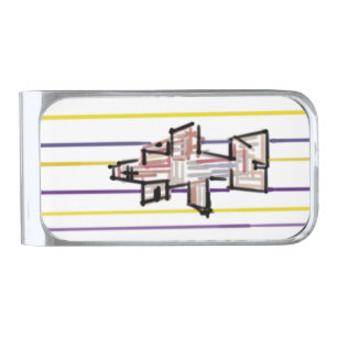 Hammerhead shark Summer joy Silver Finish Money Clip